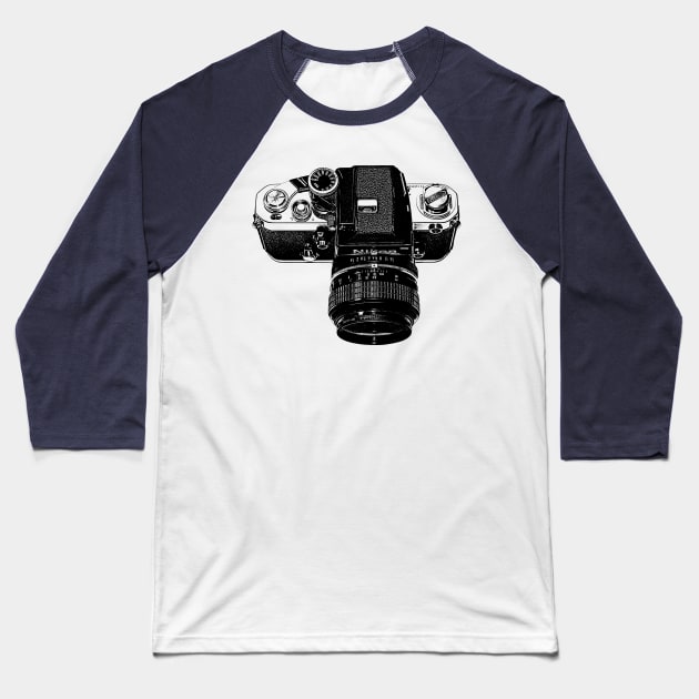 Nikon Baseball T-Shirt by TrocaBoo